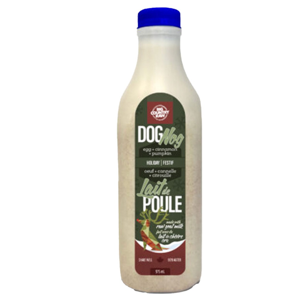 BCR RAW UNPASTEURIZED GOAT MILK DOG NOG 975ML