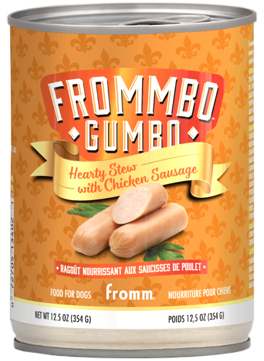 FROMM DOG FROMMBO GUMBO HEARTY STEW W/ CHICKEN SAUSAGE 12.5OZ