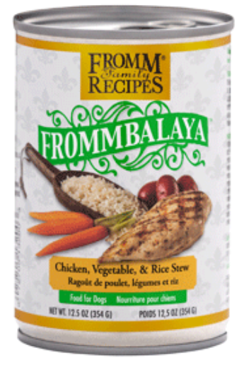 FROMM DOG FROMMBALAYA CHICKEN, VEG & RICE STEW 12.5OZ