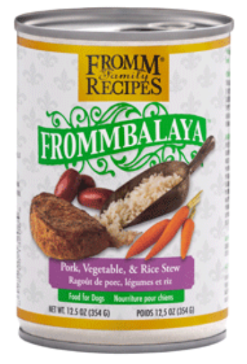 FROMM DOG FROMMBALAYA PORK, VEG &amp; RICE STEW 12.5OZ