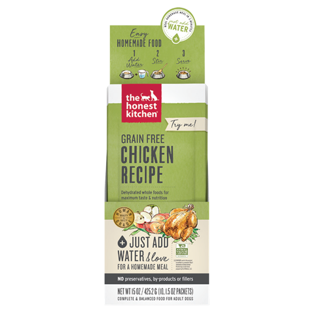 THE HONEST KITCHEN DOG GF DEHYDRATED CHICKEN RECIPE 1.5OZ