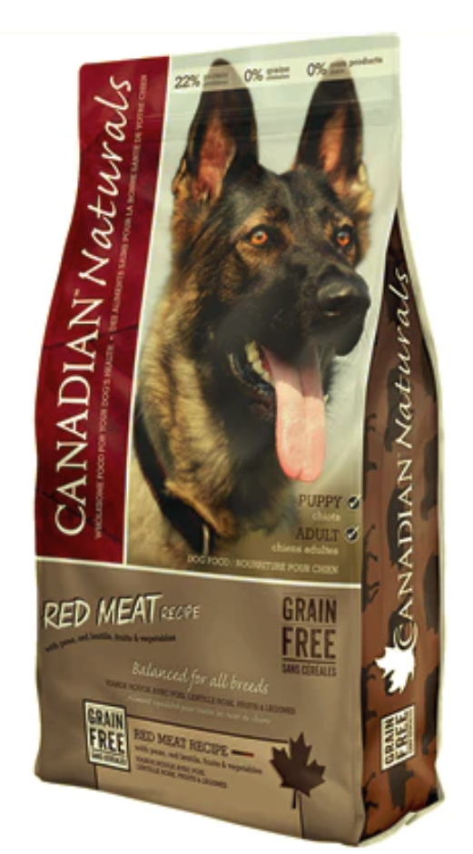 CANADIAN NATURALS DOG VALUE SERIES GF RED MEAT 25LB