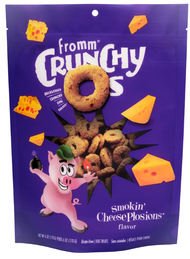 DMB - FROMM DOG CRUNCHY O'S SMOKIN' CHEESEPLOSION 26OZ