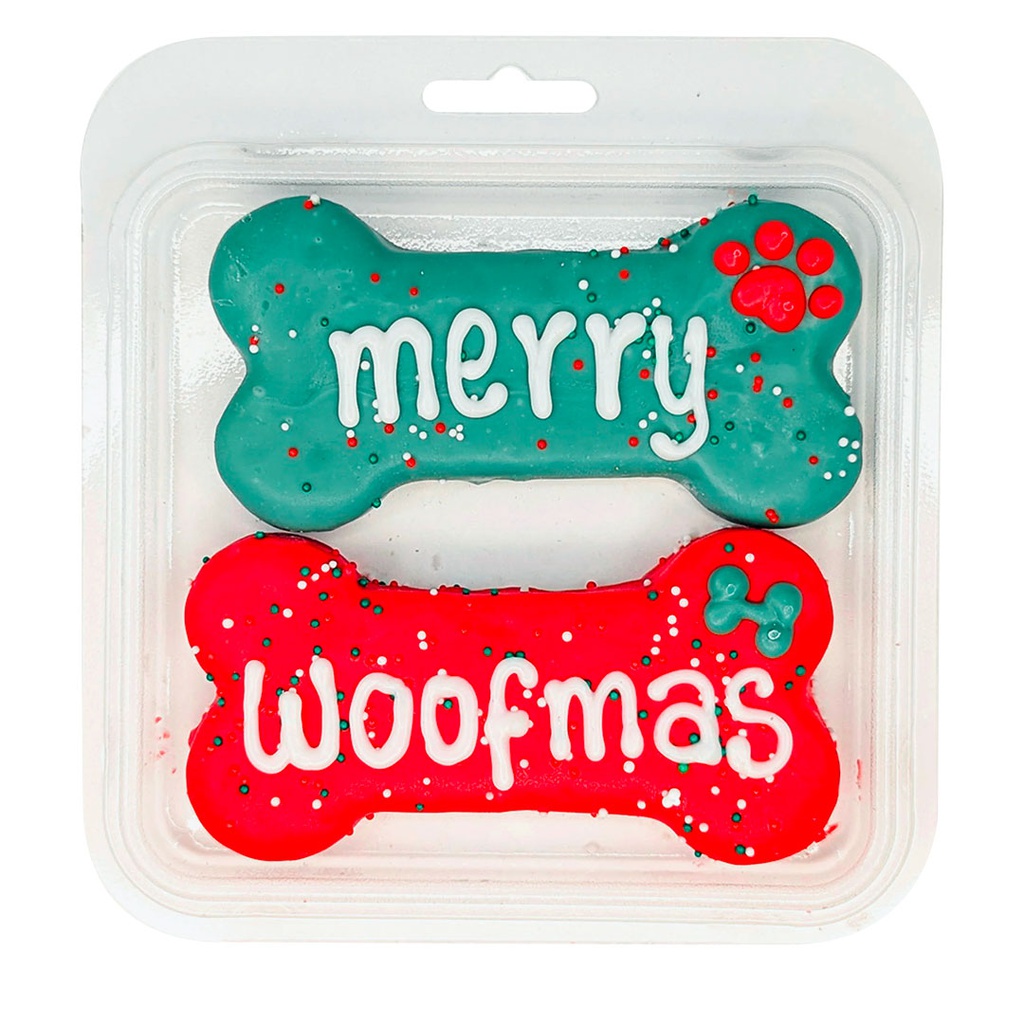 DMB - BOSCO &amp; ROXY'S PREPACKAGED MERRY WOOFMAS BONES 2PK