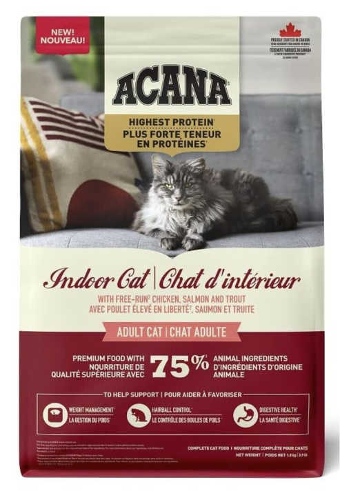 ACANA CAT HIGHEST PROTEIN GF INDOOR CAT 1.8KG