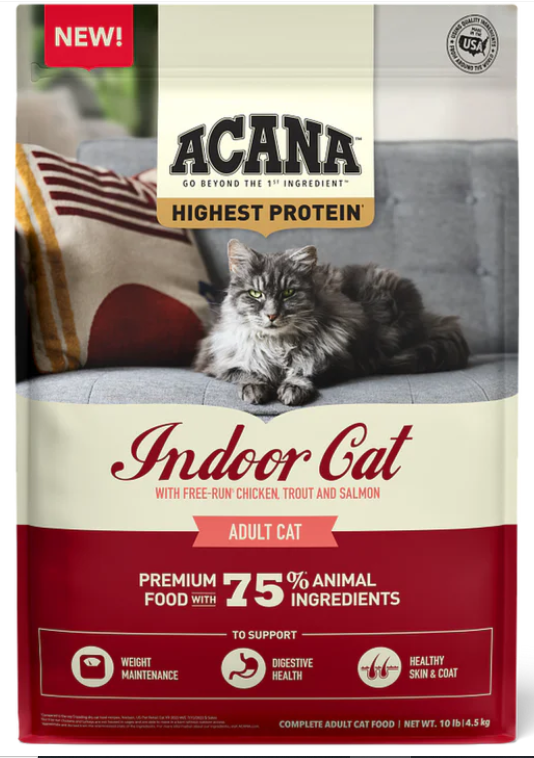ACANA CAT HIGHEST PROTEIN GF INDOOR CAT 4.5KG