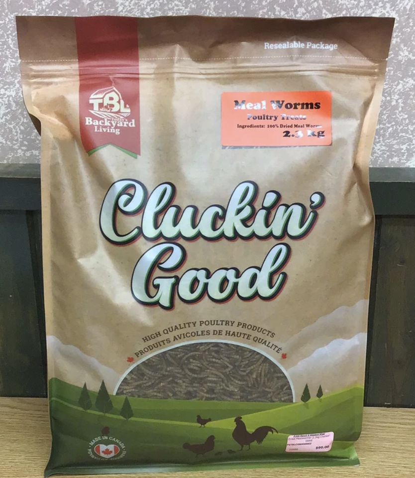 CLUCKIN' GOOD MEALWORMS 2.3KG
