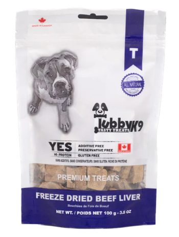 TUBBY K9 FREEZE DRIED BEEF LIVER 100G