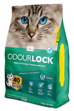 ODOURLOCK ULTRA PREMIUM CALMING BREEZE CLUMPING LITTER 12KG