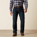ARIAT MENS M5 REBAR STRAIGHT LEG JEAN DURASTRETCH BLKSTN 40 36
