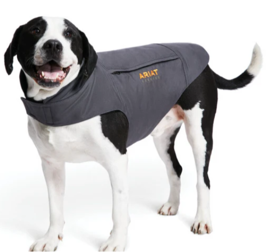 ARIAT DOG JACKET DURACANVAS REBAR GRAY (XL)