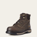 ARIAT WOMENS WORK BOOT RIVETER 6" CSA COMP. TOE H2O DARK BRWN 9.5