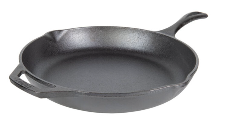 LODGE CHEF COLLECTION CAST IRON SKILLET 8" BLACK