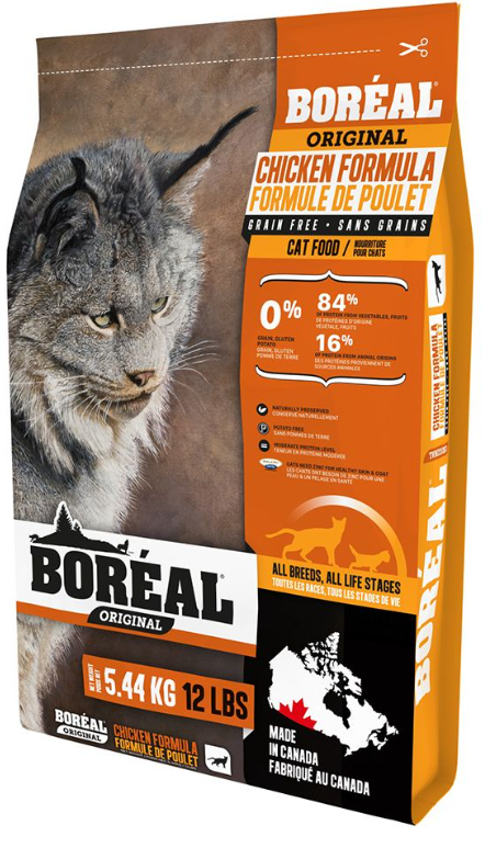 BOREAL CAT ORIGINAL GRAIN FREE CHICKEN 5.44KG