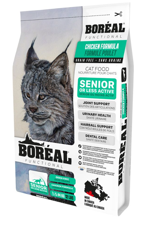 BOREAL CAT FUNCTIONAL GF SENIOR CHICKEN 5.44KG