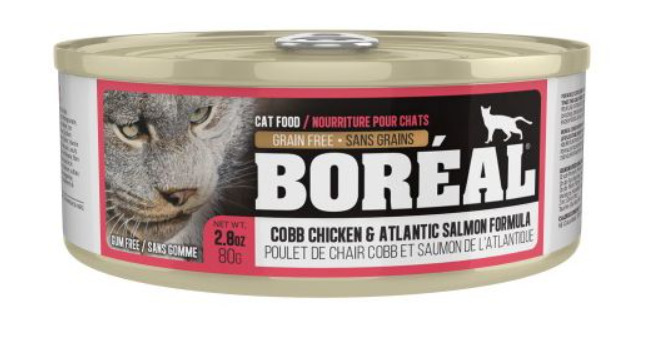 BOREAL CAT COBB CHICKEN AND ATLANTIC SALMON 2.8OZ (80G)