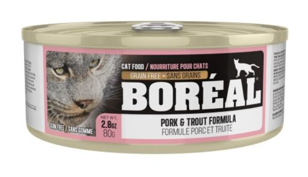 BOREAL CAT PORK AND TROUT 2.8OZ (80G)