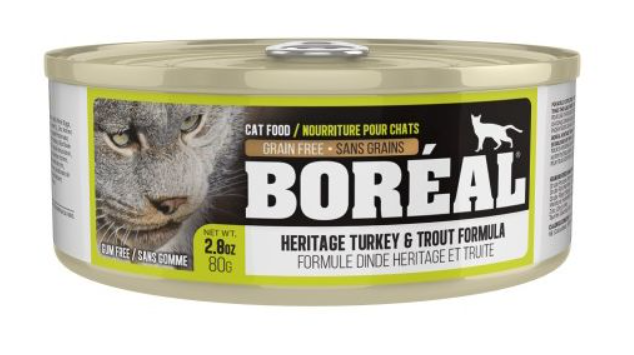 BOREAL CAT HERITAGE TURKEY AND TROUT 2.8OZ (80G)
