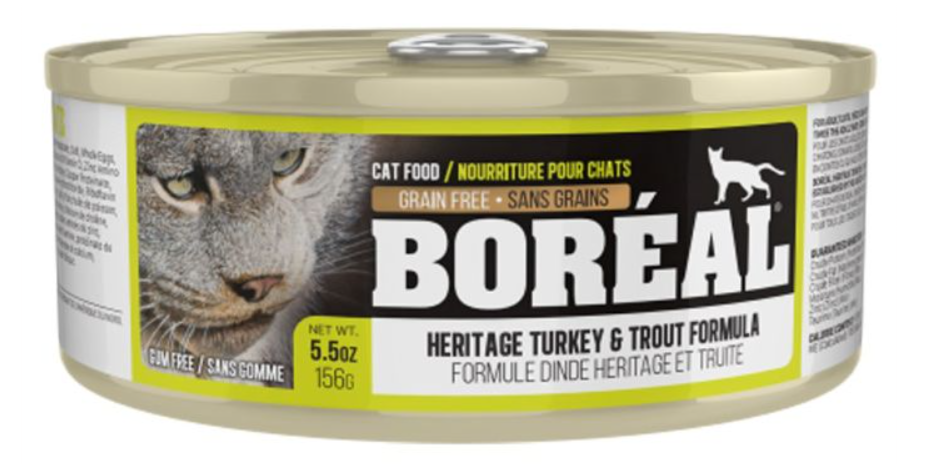 BOREAL CAT HERITAGE TURKEY AND TROUT 5.5OZ (156G)
