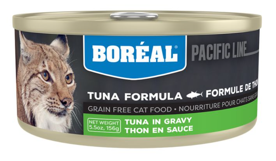 BOREAL CAT TUNA RED MEAT IN GRAVY 5.5OZ (156G)