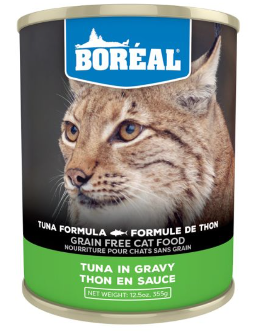 BOREAL CAT TUNA RED MEAT IN GRAVY 12.5OZ (355G)