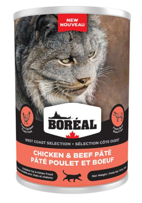 DV - BOREAL CAT WEST COAST CHICKEN AND BEEF 14OZ (400G)