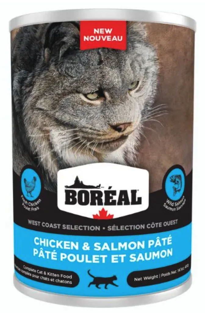 DV - BOREAL CAT WEST COAST CHICKEN AND SALMON 14OZ (400G)
