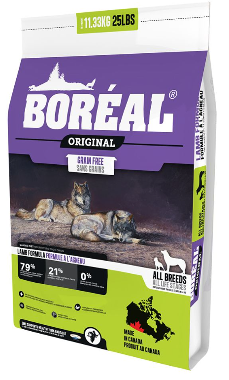 BOREAL DOG ORIGINAL GRAIN FREE LAMB 25LBS (11.33KG)
