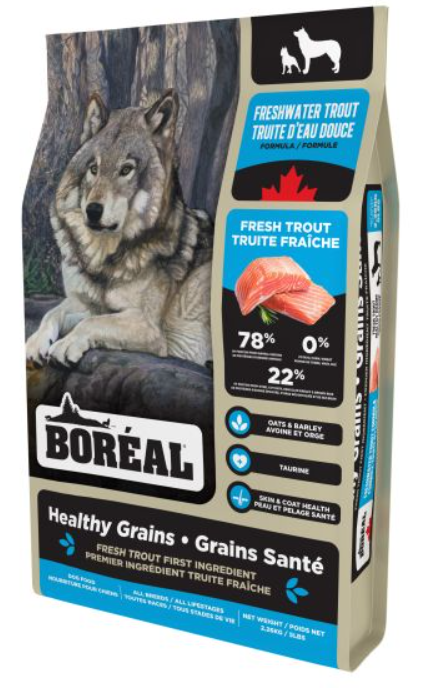 BOREAL DOG HEALTHY GRAINS FRESHWATER TROUT 5LBS (2.26KG)