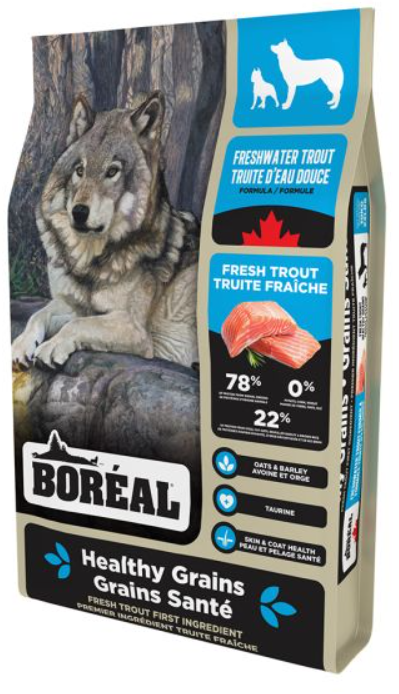 BOREAL DOG HEALTHY GRAINS FRESHWATER TROUT 22LBS (10KG)