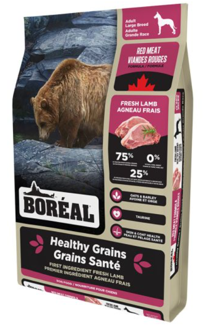 BOREAL DOG HEALTHY GRAINS RED MEAT LARGE BREED 22LBS (13.6KG)