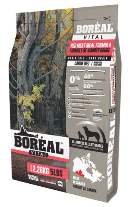 BOREAL DOG VITAL RED MEAT 5LBS (2.26KG)