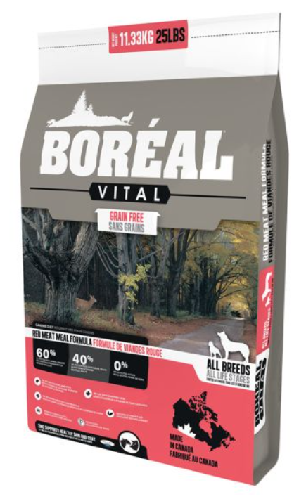 BOREAL DOG VITAL RED MEAT 25LBS (11.33KG)