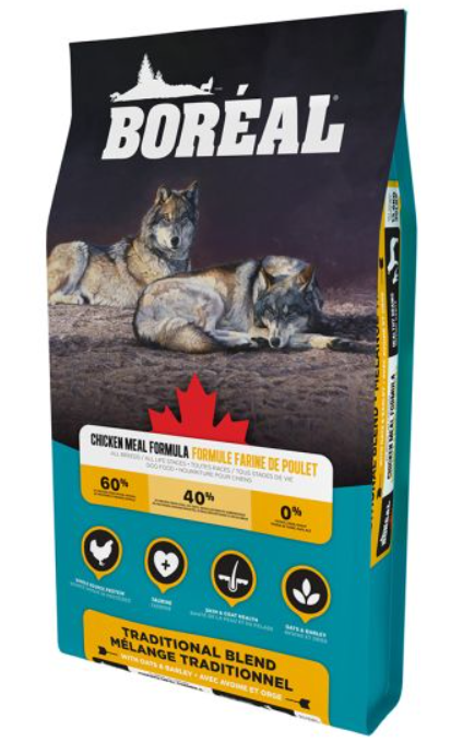 BOREAL DOG TRADITIONAL BLEND CHICKEN 30LBS (13.6KG)