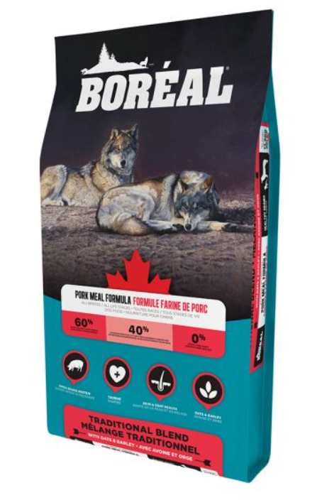 DR - BOREAL DOG TRADITIONAL BLEND PORK 30LBS (13.6KG)