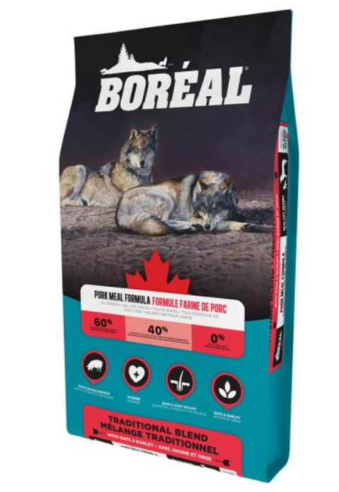 BOREAL DOG TRADITIONAL BLEND PORK 37LBS (16.8KG)