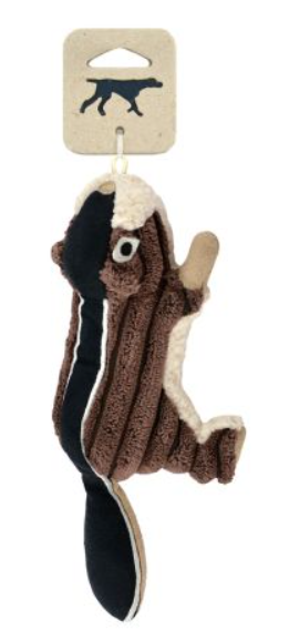 TALL TAILS PLUSH CHIPMUNK SQUEAKER TOY 5"