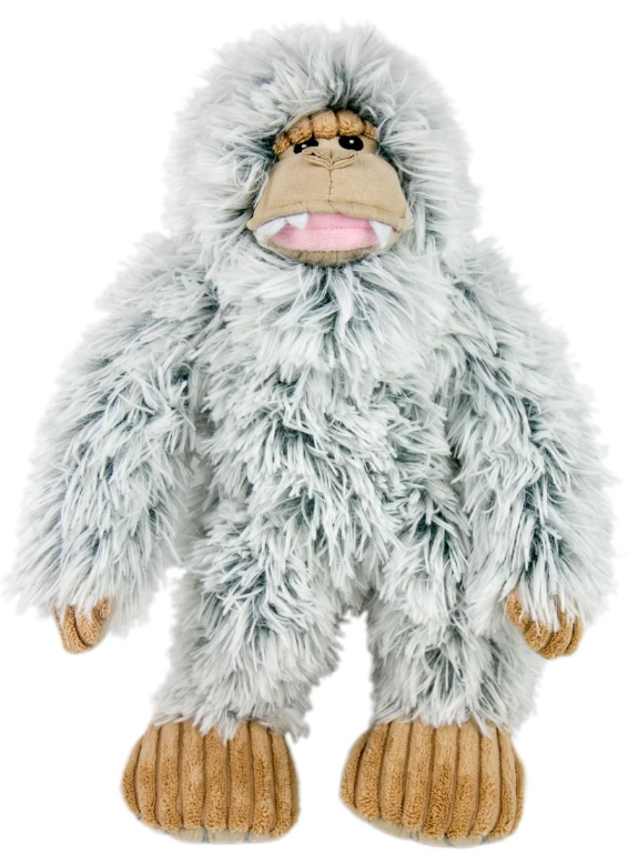 TALL TAILS PLUSH YETI W/ SQUEAKER &amp; INTERIOR ROPE BODY TOY 14&quot;