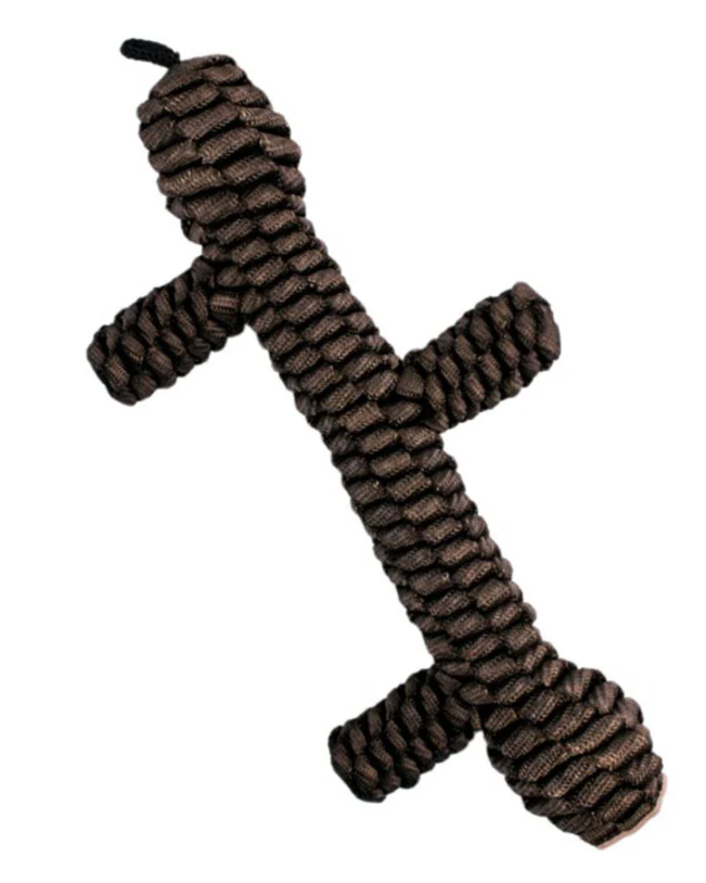 TALL TAILS BRAIDED STICK TOY BROWN 9&quot;