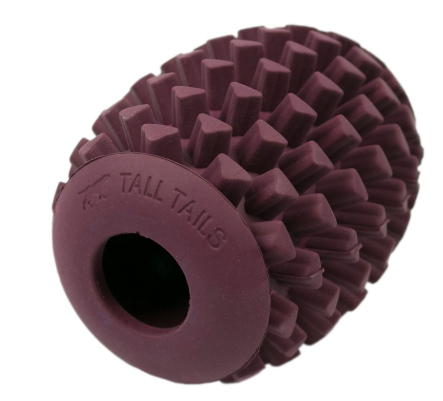 TALL TAILS NATURAL RUBBER PINECONE TOY 4"