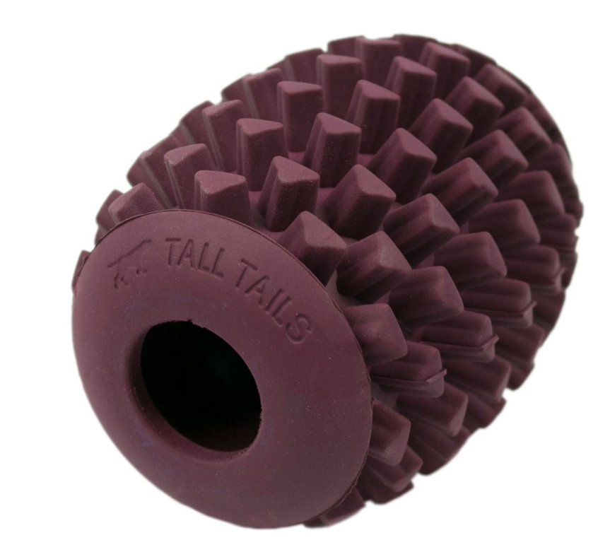 TALL TAILS NATURAL RUBBER PINECONE TOY 4&quot;