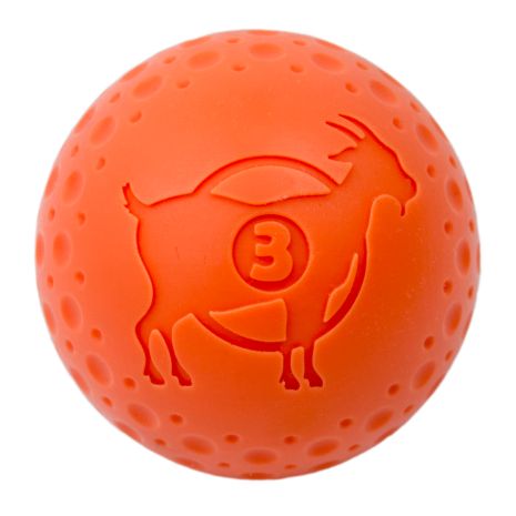 TALL TAILS GOAT BALL ORANGE MEDIUM 3"
