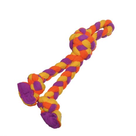 DMB - TALL TAILS GOAT BRAIDED FLEECE TUG TOY 20.5&quot;