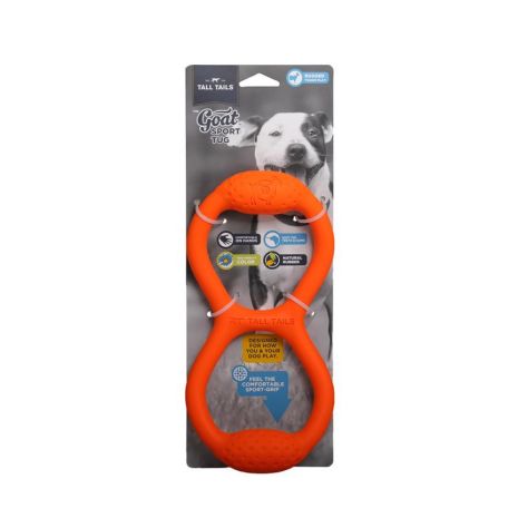 TALL TAILS GOAT RUBBER TUG TOY