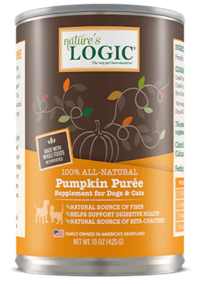 NATURE'S LOGIC PUMPKIN PUREE 15OZ