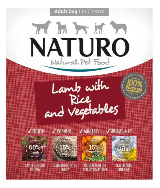 DMB - NATURO LAMB W/ RICE AND VEGETABLES 400G