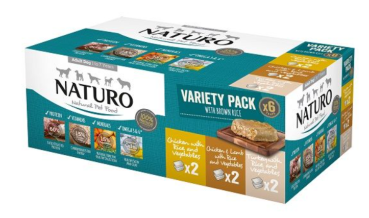 NATURO VAREITY PACK W/ RICE 6 X 400G