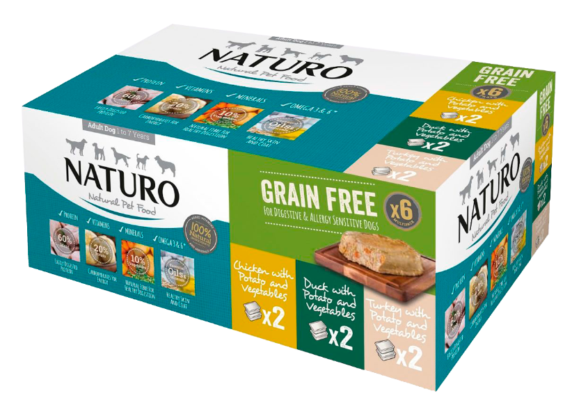 NATURO GF VAREITY PACK  6 X 400G