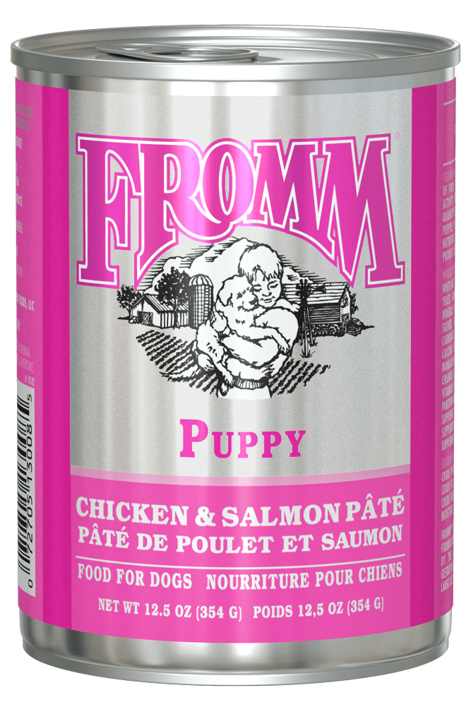 FROMM DOG CLASSIC PUPPY CHICKEN &amp; SALMON PATE 12.5OZ