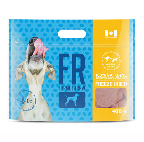 FORMULA RAW DOG FREEZE DRIED KANGAROO &amp; LAMB 400G